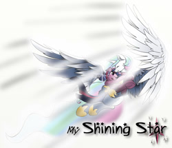 Size: 1000x859 | Tagged: safe, artist:manifest harmony, character:princess celestia, character:twilight sparkle, species:alicorn, species:pony, ship:twilestia, bridal carry, carrying, cover art, crying, cute, female, hug, lesbian, mare, romance, romantic, shipping, tears of joy