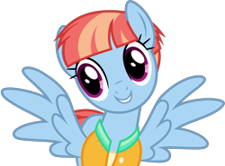 Size: 6304x4668 | Tagged: dead source, safe, artist:pink1ejack, character:windy whistles, species:pegasus, species:pony, episode:parental glideance, g4, my little pony: friendship is magic, absurd resolution, clothing, cute, female, mare, mother, simple background, smiling, solo, spread wings, transparent background, vector, windybetes, wings