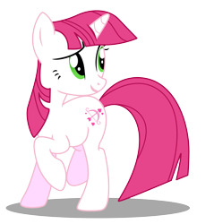 Size: 2483x2600 | Tagged: safe, artist:dragonchaser123, character:lovestruck, species:pony, species:unicorn, background pony, female, looking back, mare, raised hoof, simple background, solo, transparent background, vector