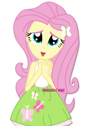 Size: 1600x2263 | Tagged: safe, artist:jucamovi1992, character:fluttershy, species:human, my little pony:equestria girls, female, simple background, solo, transparent background, vector, watermark
