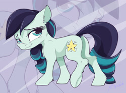 Size: 2658x1961 | Tagged: safe, artist:mistydash, character:coloratura, species:pony, female, fluffy, looking at you, plot, solo, zoom layer