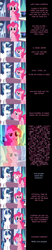 Size: 2000x9675 | Tagged: safe, artist:mlp-silver-quill, character:pinkie pie, character:shining armor, species:earth pony, species:pony, species:unicorn, comic:pinkie pie says goodnight, absurd resolution, comic, cracked armor, crystal castle, crystal empire, duo, female, font, male, mare, psychedelic, sleep deprivation, sleepless, stallion, wingdings