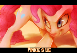 Size: 1600x1107 | Tagged: safe, artist:imalou, character:pinkie pie, species:earth pony, species:pony, female, solo