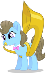 Size: 757x1171 | Tagged: safe, artist:punzil504, character:beauty brass, species:earth pony, species:pony, my little pony: the movie (2017), blowing, female, mare, simple background, solo, transparent background, vector