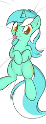 Size: 1500x4000 | Tagged: safe, artist:theparagon, character:lyra heartstrings, species:pony, blep, body pillow, body pillow design, cute, female, lyrabetes, on back, solo, tongue out
