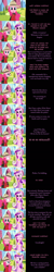 Size: 3448x17278 | Tagged: safe, artist:mlp-silver-quill, character:pinkie pie, character:princess cadance, species:alicorn, species:earth pony, species:pony, comic:pinkie pie says goodnight, absurd resolution, canada, comic, crystal empire, duo, female, humor, joke, mare, mountie, noblewoman's laugh, parody, prank