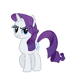 Size: 700x767 | Tagged: safe, artist:kuren247, character:rarity, annoyed, simple background, transparent background, vector