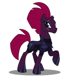 Size: 1100x1200 | Tagged: safe, artist:dragonchaser123, character:tempest shadow, my little pony: the movie (2017), armor, female, simple background, solo, transparent background
