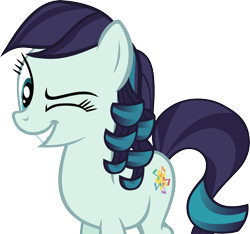 Size: 5282x4948 | Tagged: safe, artist:ironm17, character:coloratura, absurd resolution, female, grin, one eye closed, rara, simple background, smiling, solo, transparent background, vector, wink