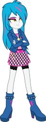 Size: 2857x7500 | Tagged: safe, artist:limedazzle, oc, oc only, oc:dark note, my little pony:equestria girls, clothing, crossed arms, high heels, request, shoes, simple background, solo, transparent background