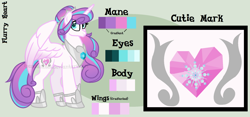 Size: 1926x904 | Tagged: safe, artist:ipandacakes, character:princess flurry heart, species:pony, female, older, older flurry heart, reference sheet, solo