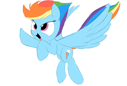 Size: 3496x2362 | Tagged: safe, artist:taurson, character:rainbow dash, species:pegasus, species:pony, female, mare, simple background, solo, spread wings, transparent background, wings