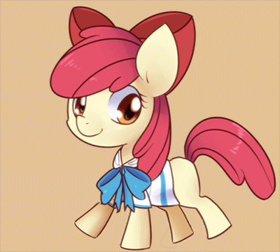 Size: 400x360 | Tagged: safe, artist:solar-slash, character:apple bloom, adorabloom, animated, cute, female, solo