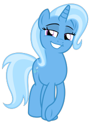 Size: 6695x9285 | Tagged: safe, artist:kuren247, character:trixie, species:pony, species:unicorn, absurd resolution, crossed hooves, cute, diatrixes, female, grin, lidded eyes, mare, shit eating grin, simple background, smiling, smug, solo, transparent background