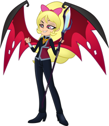 Size: 6531x7500 | Tagged: safe, artist:limedazzle, oc, oc:princess dark matter, my little pony:equestria girls, absurd resolution, clothing, equestria girls-ified, female, pants, simple background, solo, staff, staff of sacanas, transparent background, wings