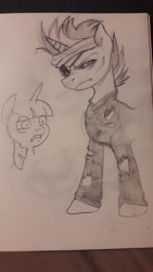 Size: 1161x2064 | Tagged: safe, artist:imalou, character:twilight sparkle, future twilight, sketch, traditional art