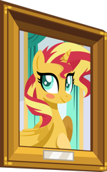 Size: 3097x5000 | Tagged: safe, artist:orin331, character:sunset shimmer, species:alicorn, species:pony, episode:a matter of principals, g4, my little pony: friendship is magic, alicornified, blushing, bust, female, mare, portrait, race swap, shimmercorn, smiling, solo