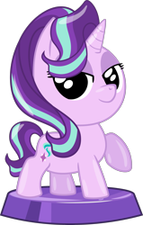 Size: 2069x3245 | Tagged: safe, artist:phucknuckl, part of a set, character:starlight glimmer, species:pony, species:unicorn, chibi, cute, female, glimmerbetes, mare, my little pocket ponies, pocket ponies, simple background, solo, transparent background