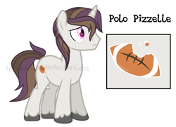 Size: 940x680 | Tagged: safe, artist:ipandacakes, oc, oc:polo pizzelle, parent:cookie crumbles, parent:hondo flanks, parents:cookieflanks, species:pony, species:unicorn, male, offspring, simple background, solo, stallion, transparent background