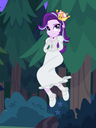 Size: 1417x1890 | Tagged: safe, artist:phucknuckl, character:starlight glimmer, my little pony:equestria girls, booette, boulder, breasts, bush, cleavage, clothing, collar, cosplay, costume, crossover, crown, dress, female, floating, flower, forest, grass, halloween, halloween 2018, halloween costume, hands behind back, happy, holiday, jewelry, king boo, levitation, looking up, magic, necklace, night, night sky, nightmare night, nightmare night 2018, nightmare night costume, nintendo, outdoors, regalia, rock, shoes, sky, smiling, socks, solo, stars, stone, super crown, super mario bros., telekinesis, tree, wall of tags