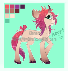 Size: 1000x1055 | Tagged: safe, artist:kianara, oc, species:pony, adoptable, commission, your character here