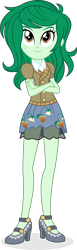 Size: 2130x6895 | Tagged: safe, artist:punzil504, character:wallflower blush, g4, my little pony: equestria girls, my little pony:equestria girls, alternate clothes, clothing, crossed arms, cute, female, freckles, high heels, legs, mary janes, miniskirt, shoes, simple background, skirt, smiling, solo, transparent background