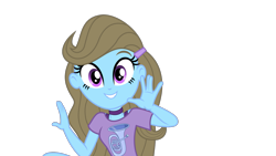 Size: 1361x766 | Tagged: safe, artist:punzil504, character:beauty brass, g4, my little pony: equestria girls, my little pony:equestria girls, spoiler:eqg series (season 2), 2019, clothing, female, shirt, simple background, smiling, solo, transparent background