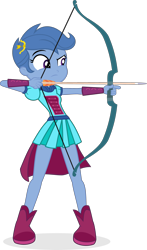 Size: 2042x3472 | Tagged: safe, artist:punzil504, character:archer, species:human, my little pony:equestria girls, archer, archer (character), archerbetes, archery, arrow, boots, bow (weapon), bow and arrow, cape, clothing, cute, equestria girls-ified, female, miniskirt, scootablue, shoes, simple background, skirt, solo, transparent background, weapon