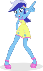 Size: 3588x5810 | Tagged: safe, artist:punzil504, character:minuette, equestria girls:spring breakdown, g4, my little pony: equestria girls, my little pony:equestria girls, spoiler:eqg series (season 2), absurd resolution, braces, clothing, cute, equestria girls-ified, female, legs, minubetes, open mouth, shorts, simple background, solo, transparent background