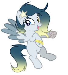 Size: 600x670 | Tagged: safe, artist:thesmall-artist, base used, oc, oc:star dust, species:pegasus, species:pony, female, heterochromia, mare, simple background, solo, transparent background