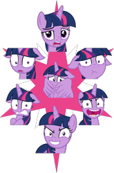 Size: 3522x5349 | Tagged: safe, alternate version, artist:phucknuckl, character:twilight sparkle, character:twilight sparkle (alicorn), species:alicorn, species:pony, episode:starlight the hypnotist, spoiler:interseason shorts, crazy face, cutie mark background, faec, female, floppy ears, looking at you, scared, self-hugging, simple background, solo, transparent background, twilight snapple, vector