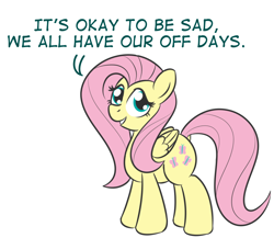 Size: 1102x957 | Tagged: safe, artist:taurson, artist:yakoshi, character:fluttershy, species:pegasus, species:pony, female, mare, motivational, positive ponies, simple background, solo, white background