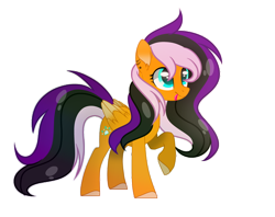 Size: 600x474 | Tagged: safe, artist:thesmall-artist, base used, oc, oc:sunrise, species:pegasus, species:pony, colored hooves, female, mare, raised hoof, simple background, solo, tongue out, transparent background