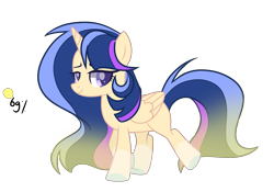 Size: 3633x2539 | Tagged: safe, artist:thesmall-artist, oc, oc:harmony, parent:flash sentry, parent:twilight sparkle, parents:flashlight, species:alicorn, species:pony, female, mare, offspring, simple background, solo, transparent background