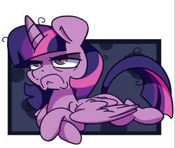 Size: 1497x1271 | Tagged: safe, artist:lou, edit, character:twilight sparkle, character:twilight sparkle (alicorn), species:alicorn, species:pony, :c, >:c, angry, cute, female, frown, grumpy, grumpy twilight, madorable, solo