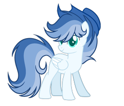 Size: 1600x1368 | Tagged: safe, artist:nighty-drawz, artist:thesmall-artist, oc, oc:blue, species:pegasus, species:pony, clothing, hat, male, simple background, solo, stallion, transparent background