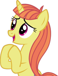 Size: 4758x6120 | Tagged: safe, artist:ironm17, character:citrus blush, species:pony, species:unicorn, episode:canterlot boutique, g4, my little pony: friendship is magic, female, happy, simple background, solo, transparent background, vector