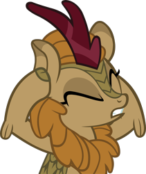 Size: 4392x5208 | Tagged: safe, artist:ironm17, character:fern flare, species:kirin, episode:sounds of silence, g4, my little pony: friendship is magic, covering ears, eyes closed, female, simple background, solo, transparent background, vector