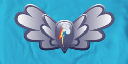 Size: 1245x625 | Tagged: safe, artist:samoht-lion, character:rainbow dash, cutie mark, no pony, t shirt design, wings