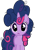 Size: 1484x2100 | Tagged: safe, artist:phucknuckl, character:twilight sparkle, character:twilight sparkle (unicorn), species:pony, species:unicorn, episode:friendship is magic, g4, my little pony: friendship is magic, cute, female, front view, full face view, looking at you, messy mane, open mouth, simple background, solo, transparent background, twiabetes, vector