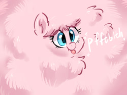 Size: 1600x1200 | Tagged: safe, artist:colorfulcolor233, oc, oc only, oc:fluffle puff, species:pony, cute, excessive fluff, female, flufflebetes, mare, maximum overfloof, ocbetes, pbbtt, raspberry, solo, tongue out