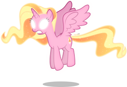 Size: 4000x2740 | Tagged: safe, artist:orin331, character:luster dawn, species:alicorn, species:pony, alicornified, female, glowing eyes, high res, lustercorn, mare, race swap, show accurate, simple background, solo, transparent background, vector