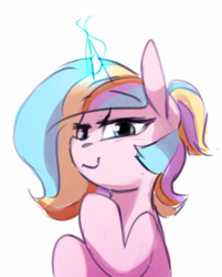 Size: 361x450 | Tagged: safe, artist:anticular, oc, oc only, oc:oofy colorful, species:pony, species:unicorn, solo