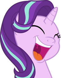 Size: 1280x1614 | Tagged: safe, artist:phucknuckl, character:starlight glimmer, species:pony, species:unicorn, episode:memnagerie, spoiler:memnagerie, spoiler:mlp friendship is forever, female, open mouth, simple background, solo, transparent background, vector