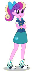 Size: 987x1974 | Tagged: safe, artist:punzil504, derpibooru original, edit, character:dean cadance, character:princess cadance, my little pony:equestria girls, alternate universe, bow, clothing, converse, crossed arms, cute, cutedance, equestria girls-ified, female, hair bow, legs, open mouth, ponytail, shoes, simple background, skirt, smiling, sneakers, solo, teen princess cadance, transparent background, vector, vector edit