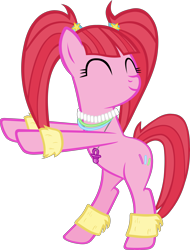 Size: 4490x5904 | Tagged: safe, artist:ironm17, character:pacific glow, species:earth pony, species:pony, cute, eyes closed, female, glowbetes, mare, simple background, solo, transparent background, vector