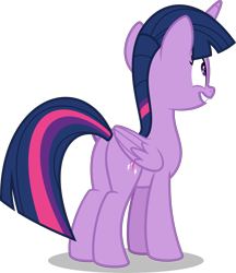 Size: 3449x4000 | Tagged: safe, artist:orin331, character:twilight sparkle, character:twilight sparkle (alicorn), species:alicorn, species:pony, butt, creepy, creepy smile, female, grin, mare, plot, simple background, smiling, solo, transparent background, twibutt