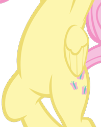 Size: 863x1089 | Tagged: safe, artist:ironm17, edit, character:fluttershy, species:pegasus, species:pony, belly, bipedal, cropped, featureless crotch, female, high res, pictures of bellies, simple background, standing, standing on one leg, transparent background, tree pose, vector, vector edit