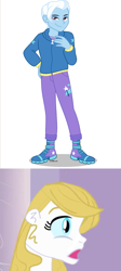 Size: 789x1759 | Tagged: safe, artist:limedazzle, edit, editor:jdueler11, character:prince blueblood, character:trixie, ship:bluetrix, my little pony:equestria girls, clothing, equestria girls-ified, equestria guys, female, hat, male, princess bluebelle, rule 63, shipping, simple background, straight, transparent background, tristan