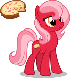 Size: 3612x4000 | Tagged: safe, artist:orin331, derpibooru original, oc, oc:cherry custard, species:earth pony, species:pony, fanfic:unchanging love, g4, disguise, disguised changeling, simple background, transparent background, vector